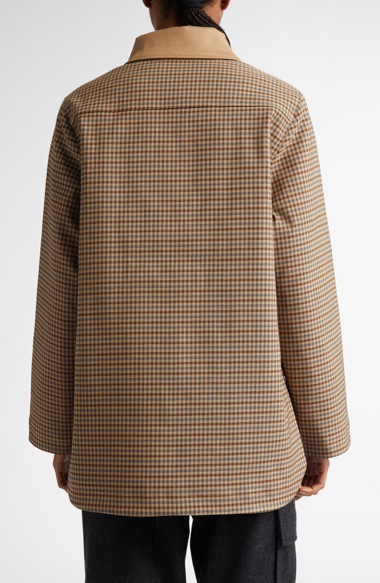 Wales Bonner Alto Check Chore Jacket, Alternate, color,