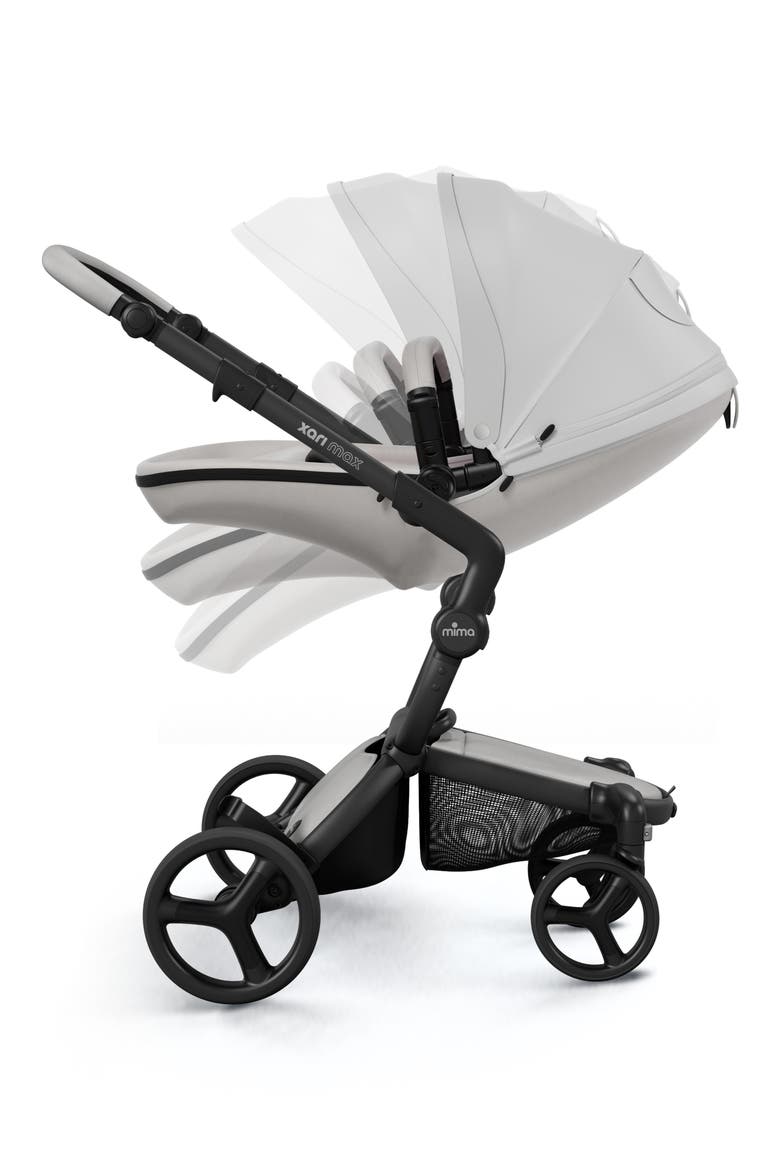 Xari MAX Stroller, Alternate, color, BLACK / BLACK / STONE WHITE