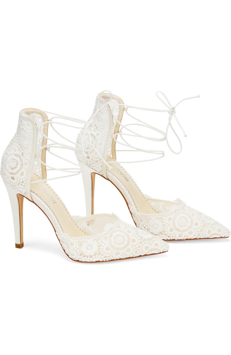 Bella Belle Cameron Pointed Toe Lace Pump, Alternate, color,