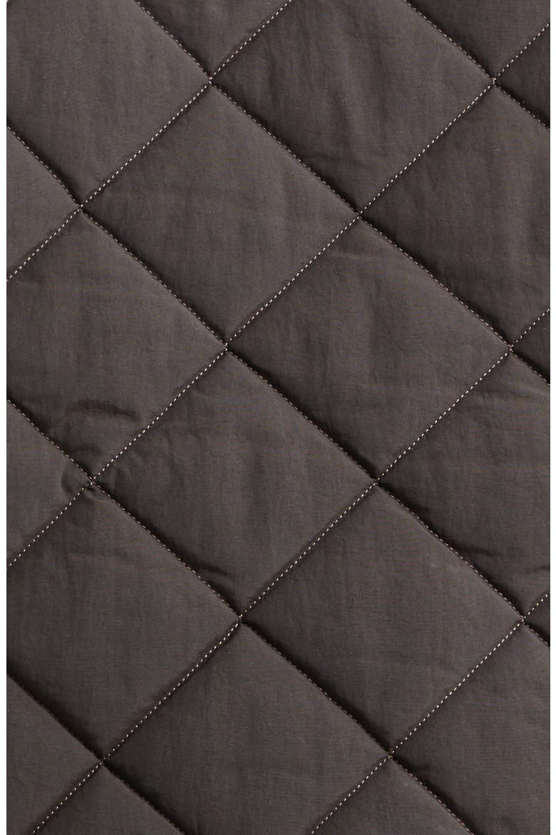 The Bastide Quilted Jacket, Alternate, color, DARK BROWN