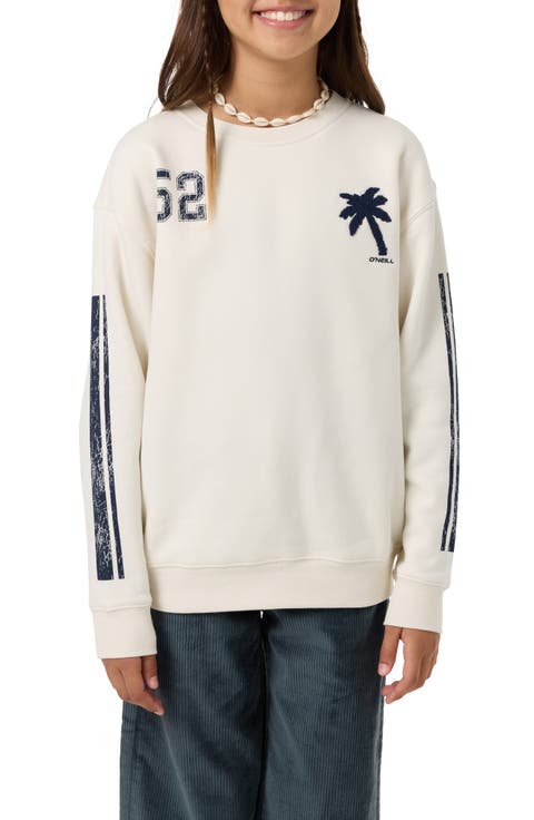 Kids' Team Oversized Crewneck Sweatshirt