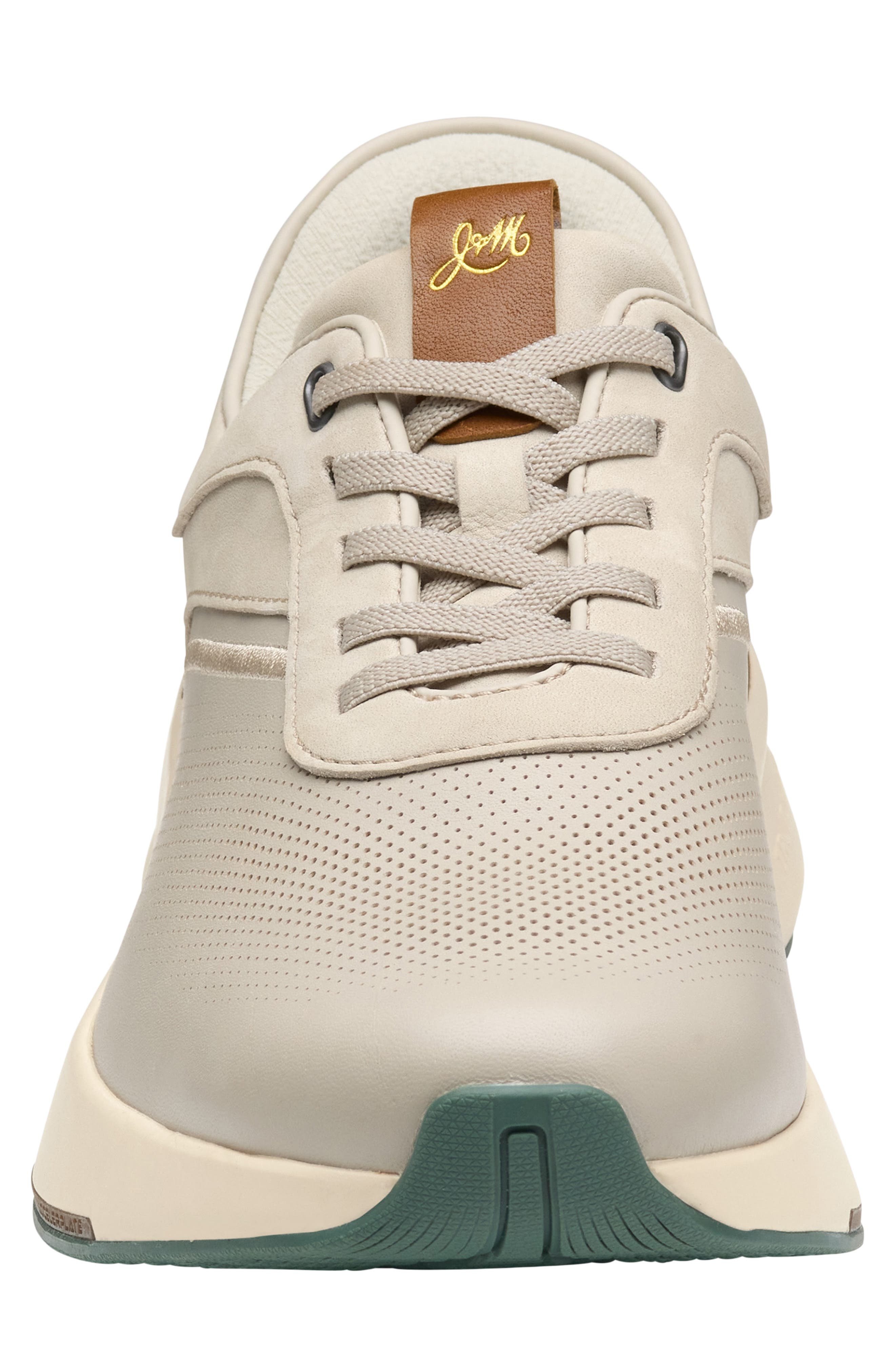 Surge U-Throat Embossed Sneaker, Alternate, color, BEIGE FULL GRAIN/ NUBUCK