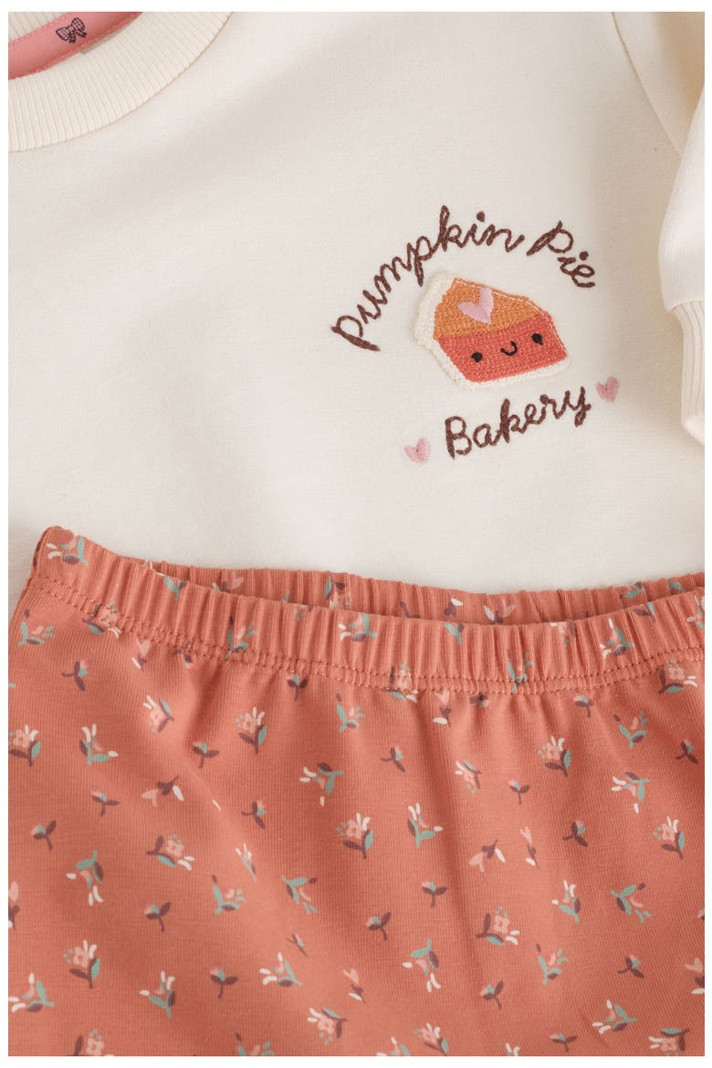Kids' Pumpkin Sweatshirt & Leggings Set, Alternate, color, NEUTRAL
