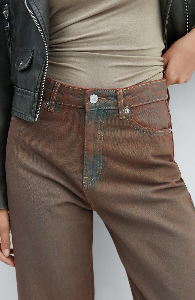 MANGO High Waist Slouchy Jeans, Alternate, color,