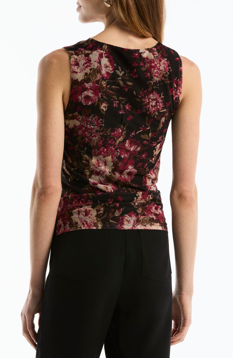 Laundry by Shelli Segal Cowl Neck Sleeveless Top, Alternate, color, Black