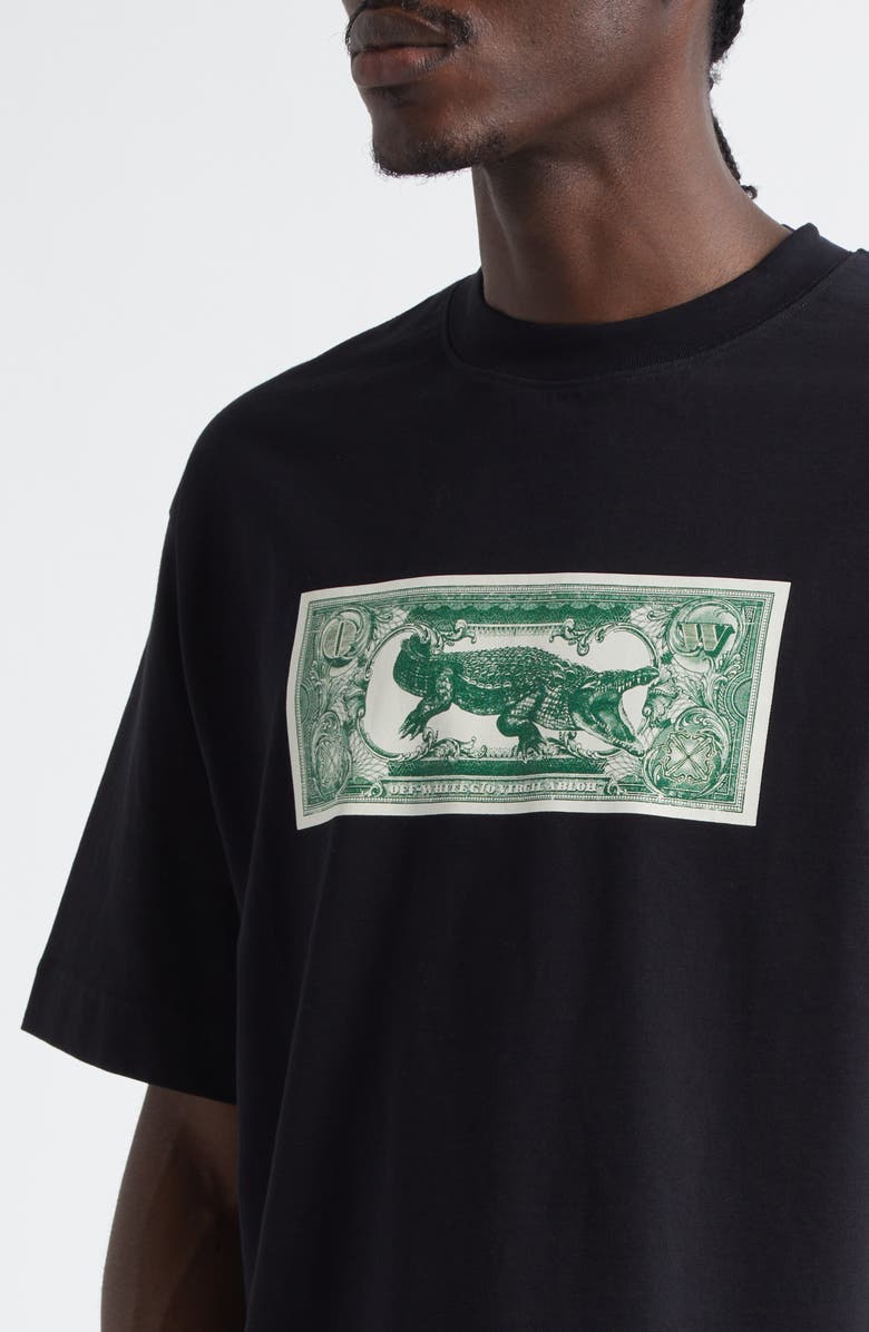 Off-White Banknote Arrow Skate Graphic T-Shirt, Alternate, color, 