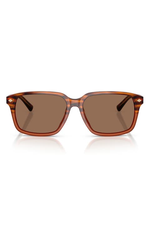 57mm Rectangular Sunglasses