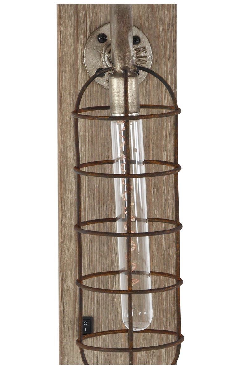 SONOMA SAGE HOME LED Wall Sconce, Alternate, color, Brown Black