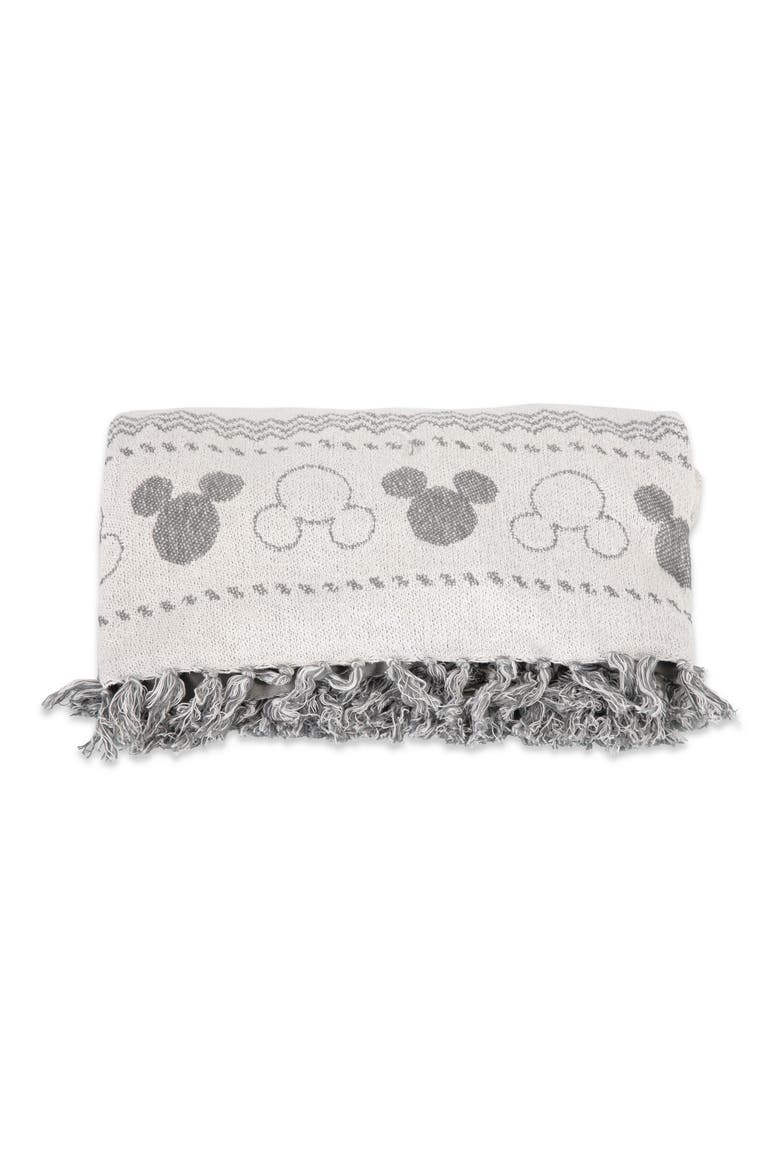 x Disney® Mickey Mouse Farmhouse Picnic Blanket, Alternate, color, WHITE