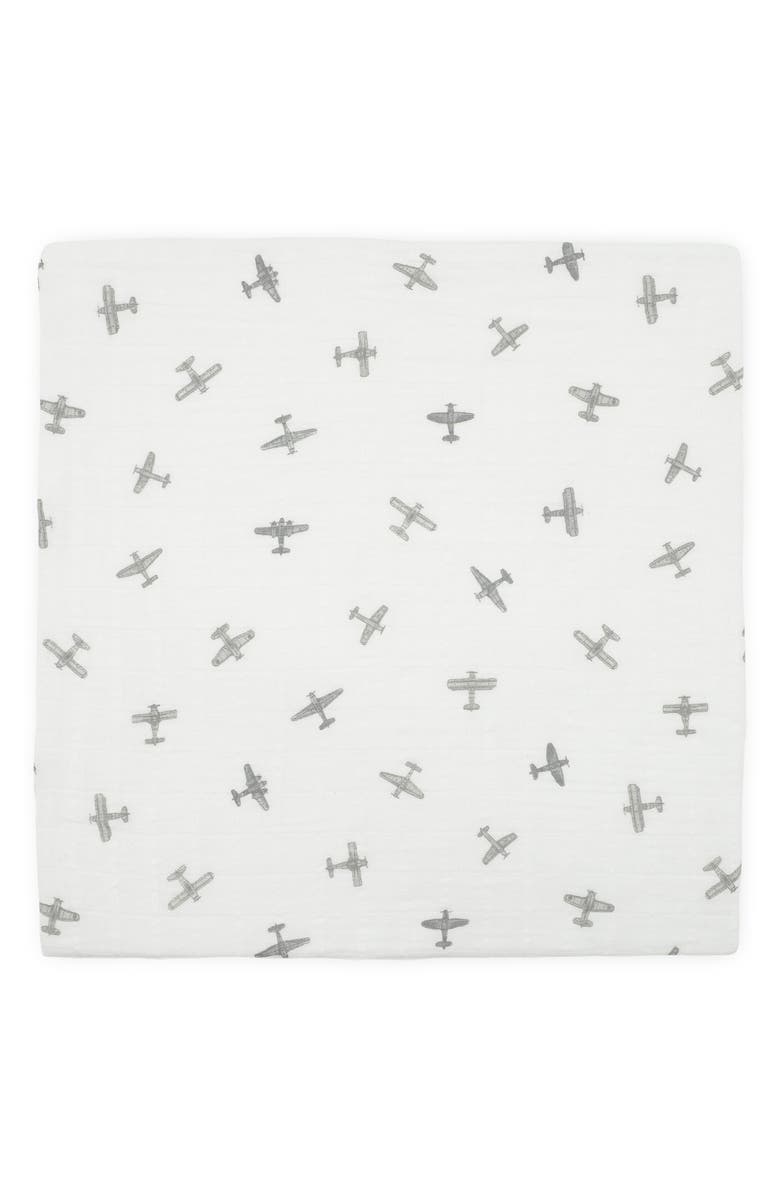 little unicorn Organic Cotton Muslin Swaddle Blanket, Alternate, color, 