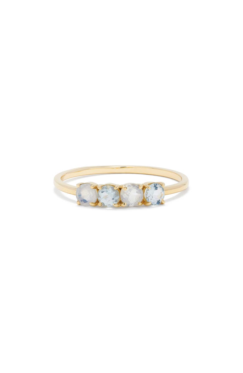 STONE AND STRAND Moonstone & Aquamarine Ring, Main, color,