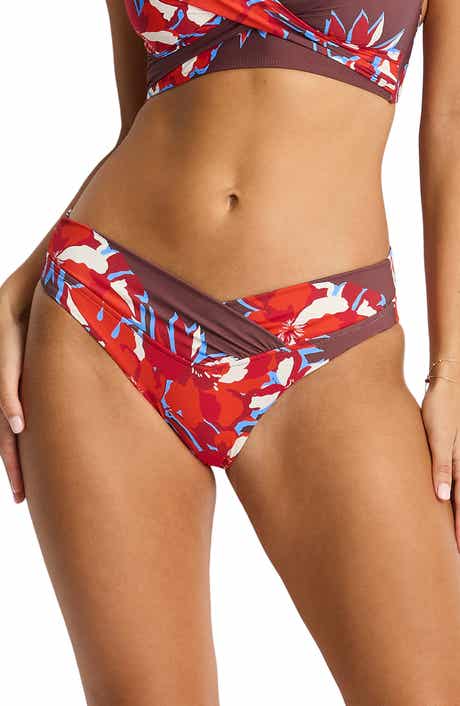 V-Front Mid Rise Bikini Bottoms