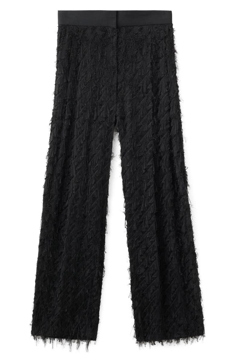 MANGO Textured Yarn Straight Leg Pants, Alternate, color, 