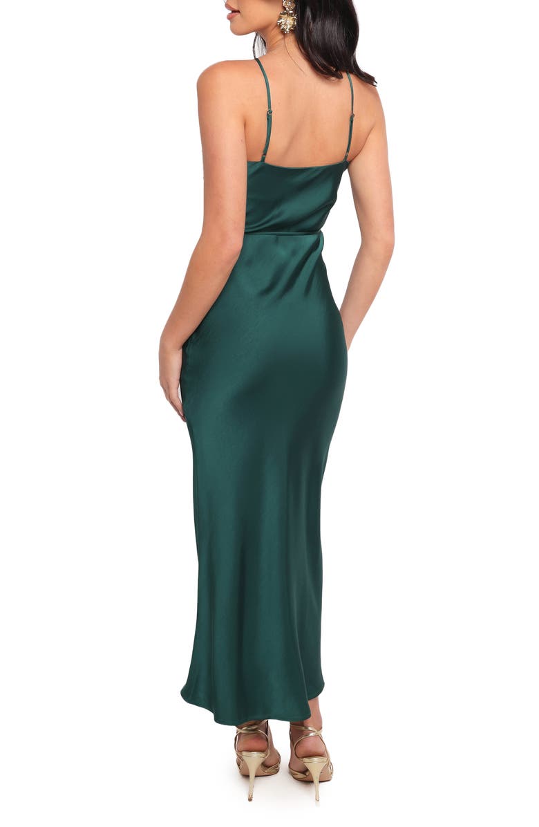 Petal & Pup Liana Satin Midi Dress, Alternate, color,