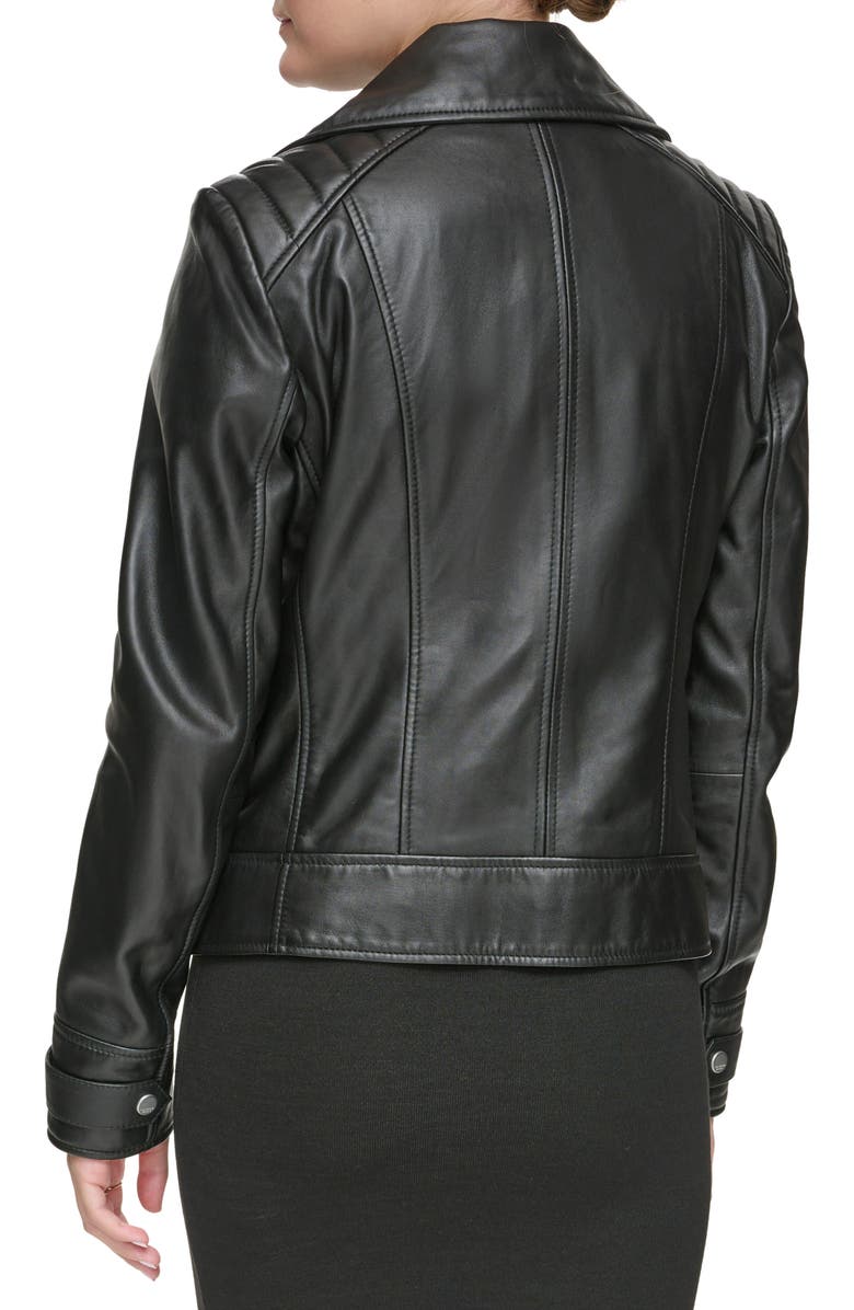 Andrew Marc Salla Leather Moto Jacket, Alternate, color, 