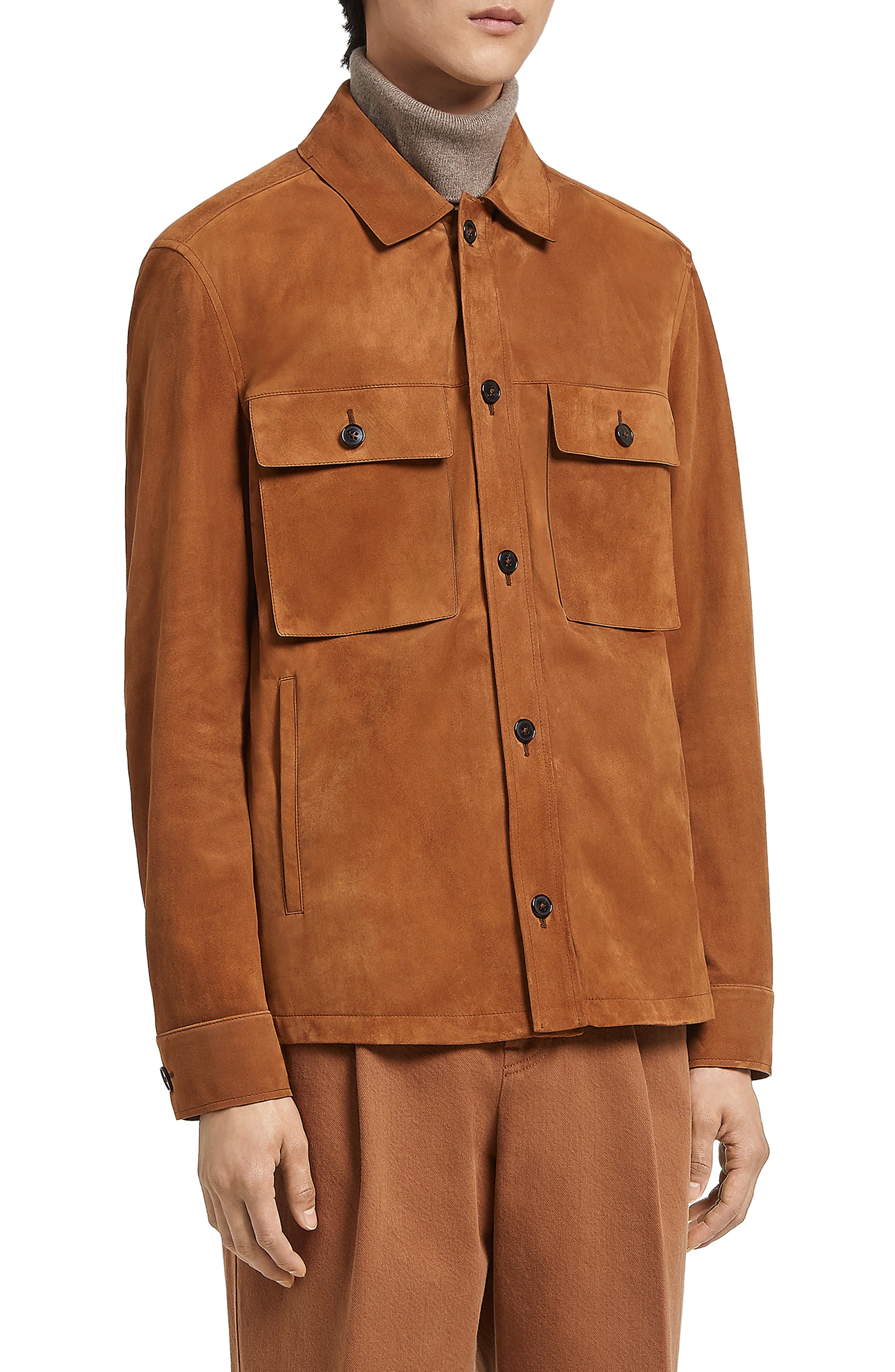 Suede Overshirt