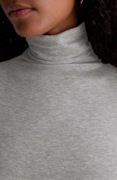 Ag Chels Ribbed Turtleneck Sweater In Gray