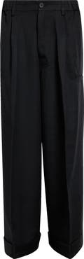 MELITTA BAUMEISTER Pointy Tailored Twill Wide Leg Pants