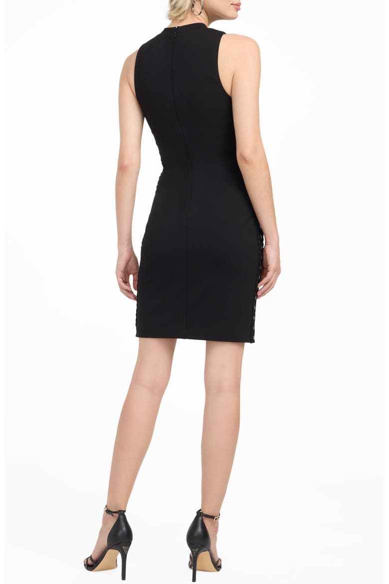 Damara Lace Trim Sleeveless Dress, Alternate, color, JBLACK-BLACK