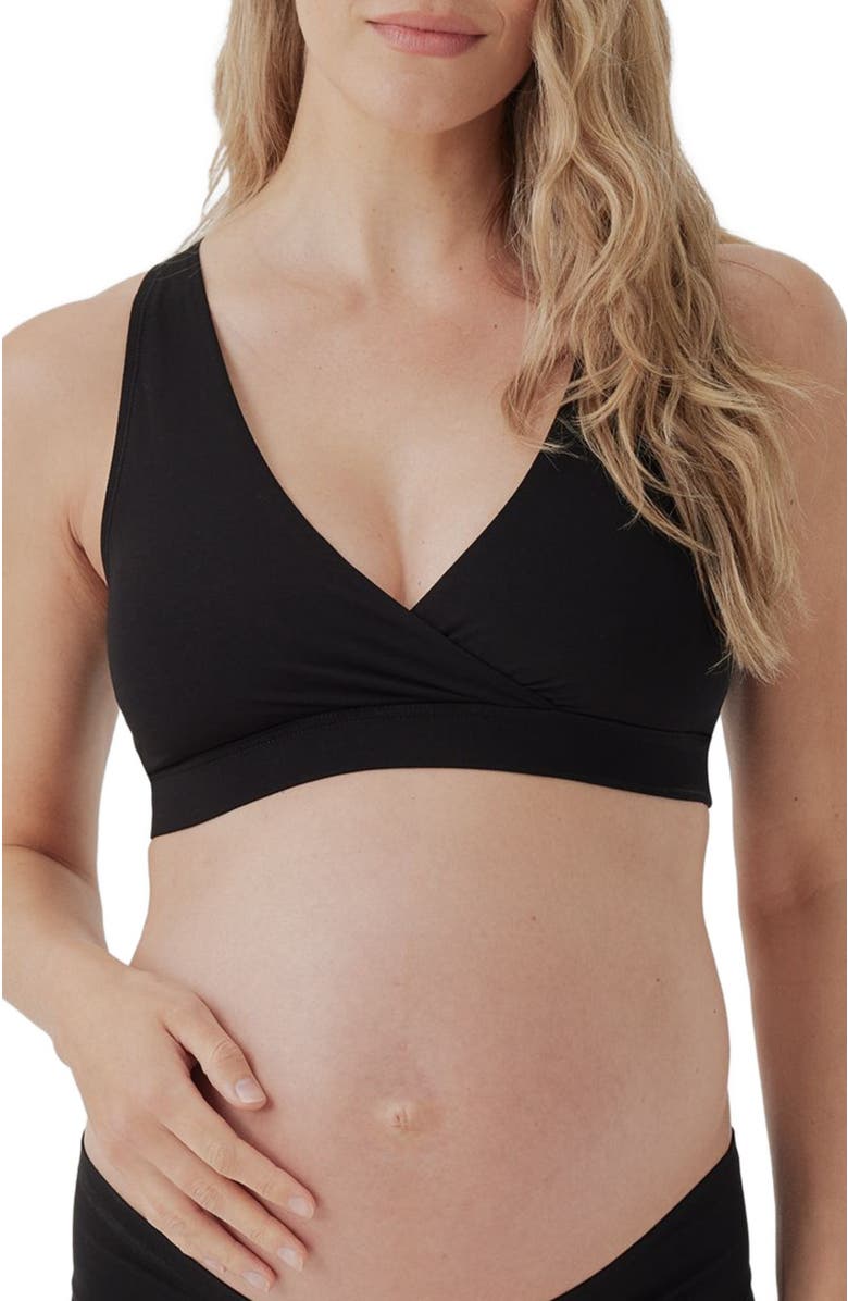 Pact Organic Cotton Maternity Nursing Bralette, Alternate, color,