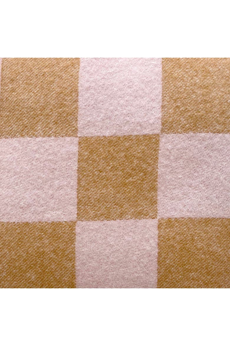 Checkerboard Cushion Cover, Alternate, color, Pink/brown