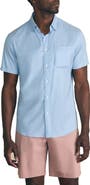 Faherty Movement Short Sleeve Button-Up Shirt