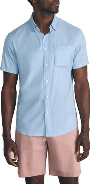 Faherty Movement Short Sleeve Button-Up Shirt