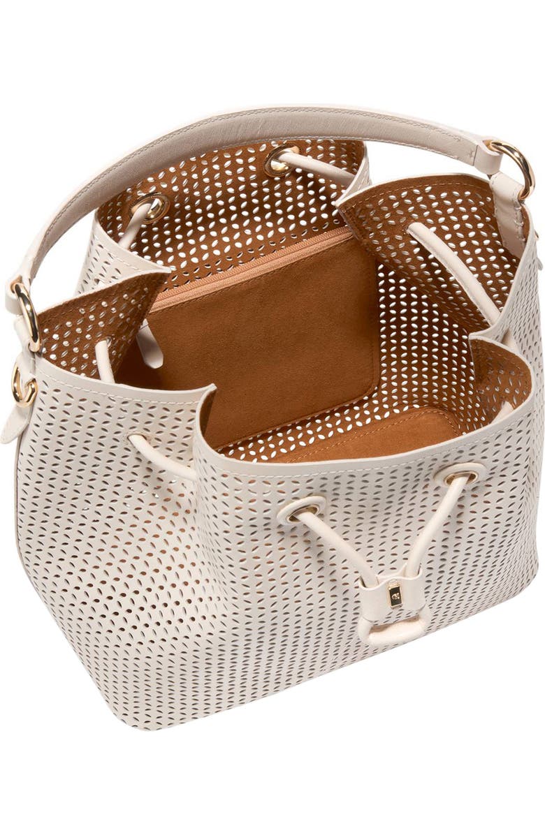 Cole Haan Lidia Perforated Leather Bucket Bag, Alternate, color,