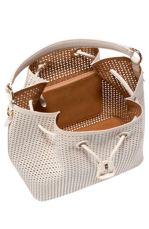 Cole Haan Women's Lidia Leather Bucket Bag - White Size Osfa In Ivory Perf