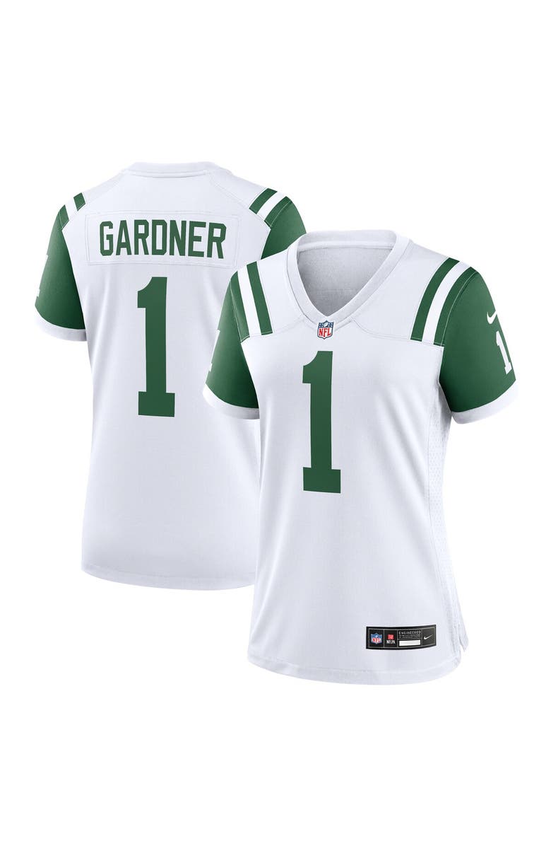 Nike Women's Nike Ahmad Sauce Gardner White New York Jets Classic Alternate Game Jersey, Main, color, White