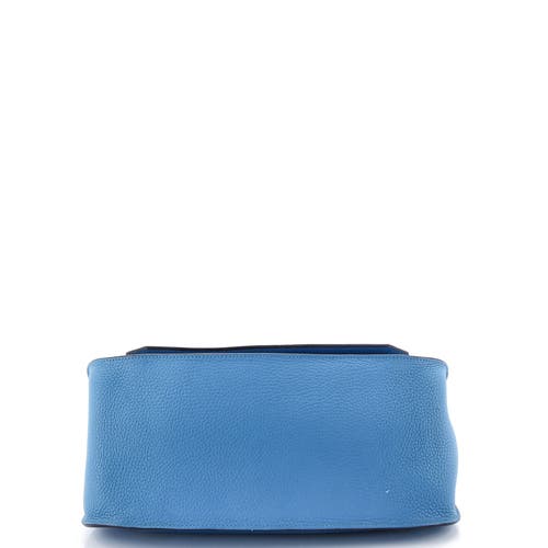 Pre-owned Hermes Hermes Jypsiere Bag Clemence 31 In Blue