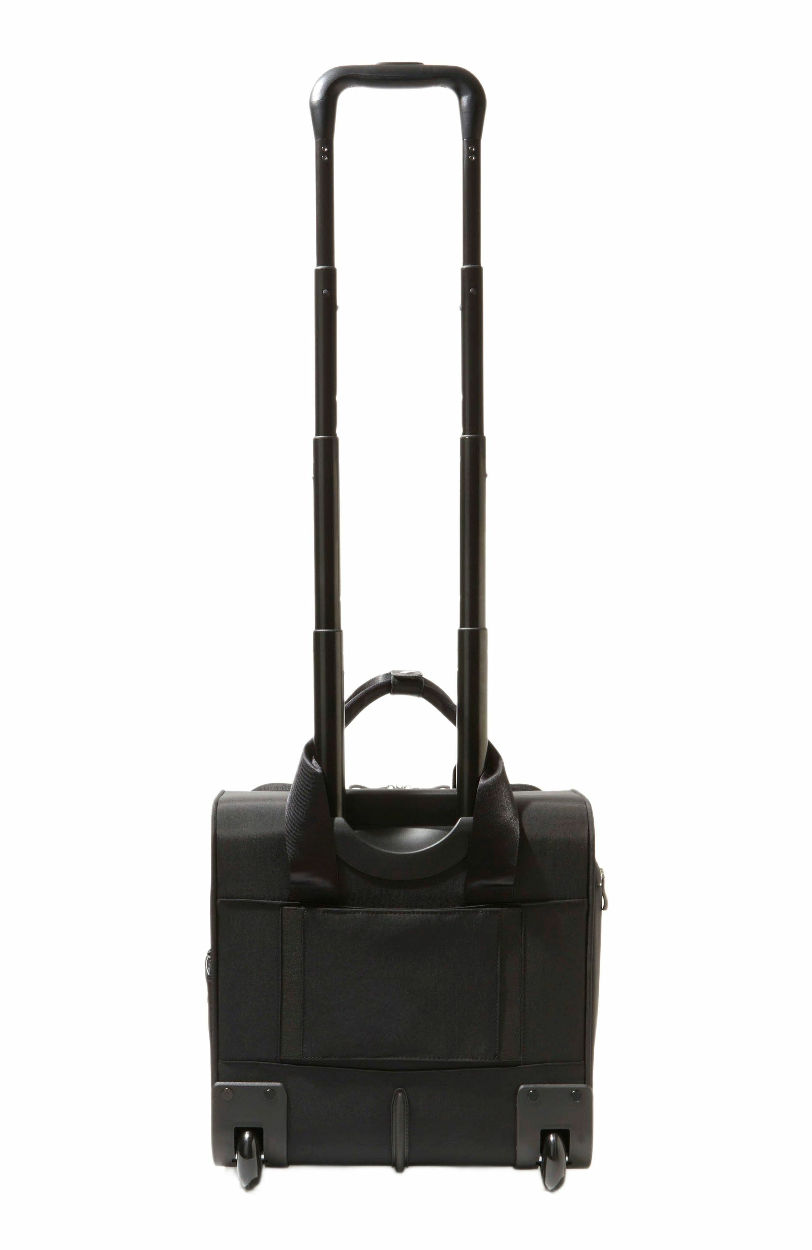 BAGGALLINI 2 Wheel Underseater Carry-On Suitcase, Alternate, color, Black