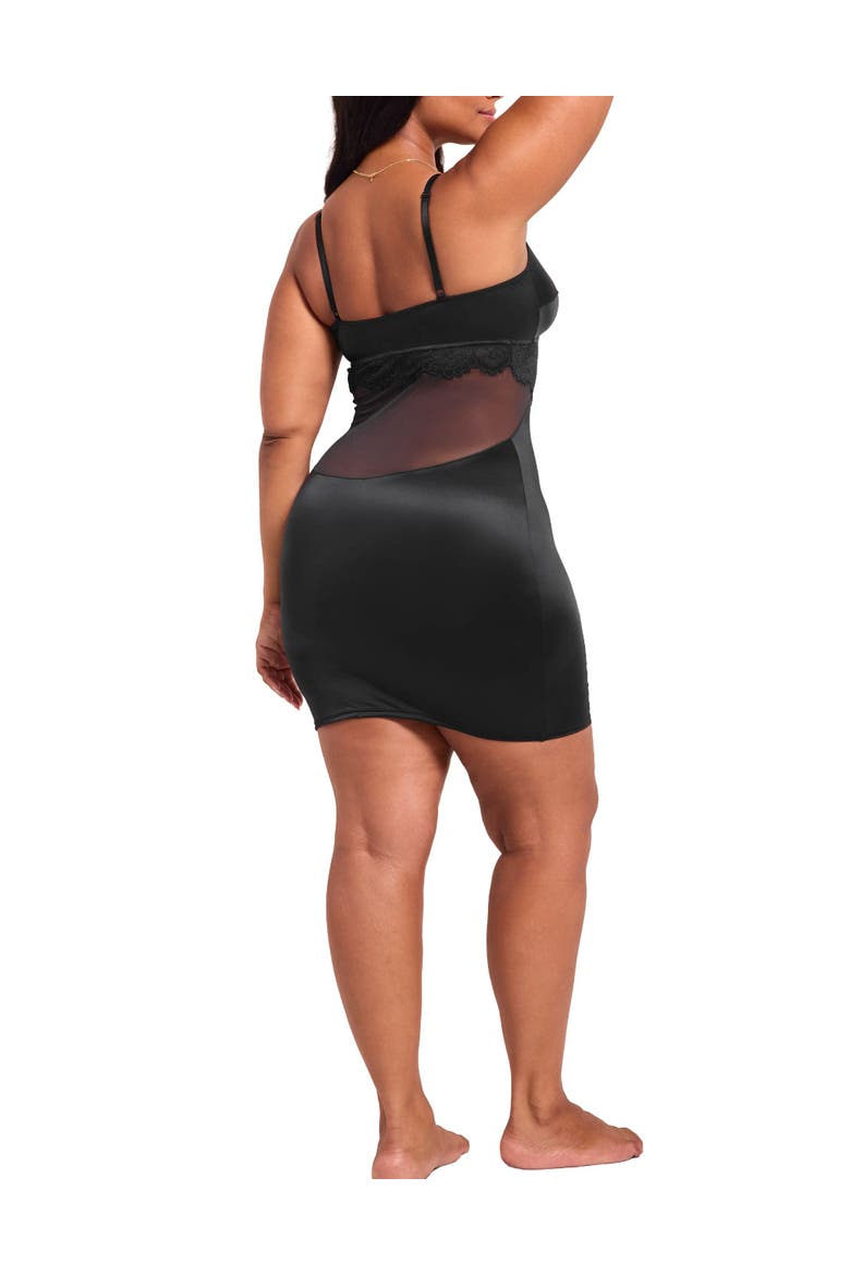 Elvira Slip Lingerie, Alternate, color, Black