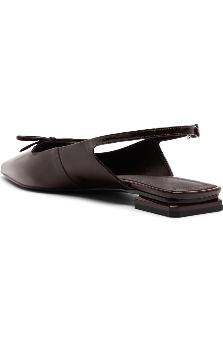 Schutz Violetta Sculpt Pointed Toe Slingback Flat, Alternate, color, Maplewood