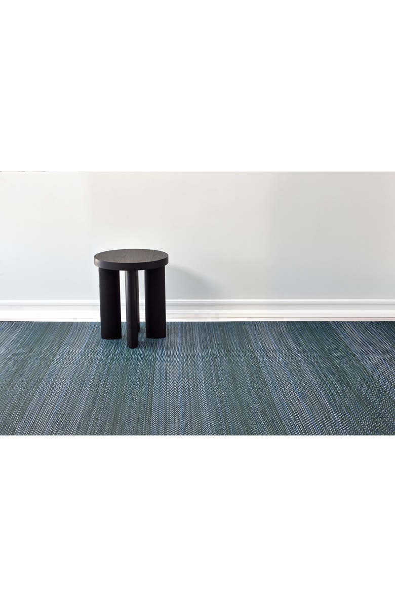 Chilewich Quill Herringbone Indoor/Outdoor Floor Mat, Alternate, color, Forest