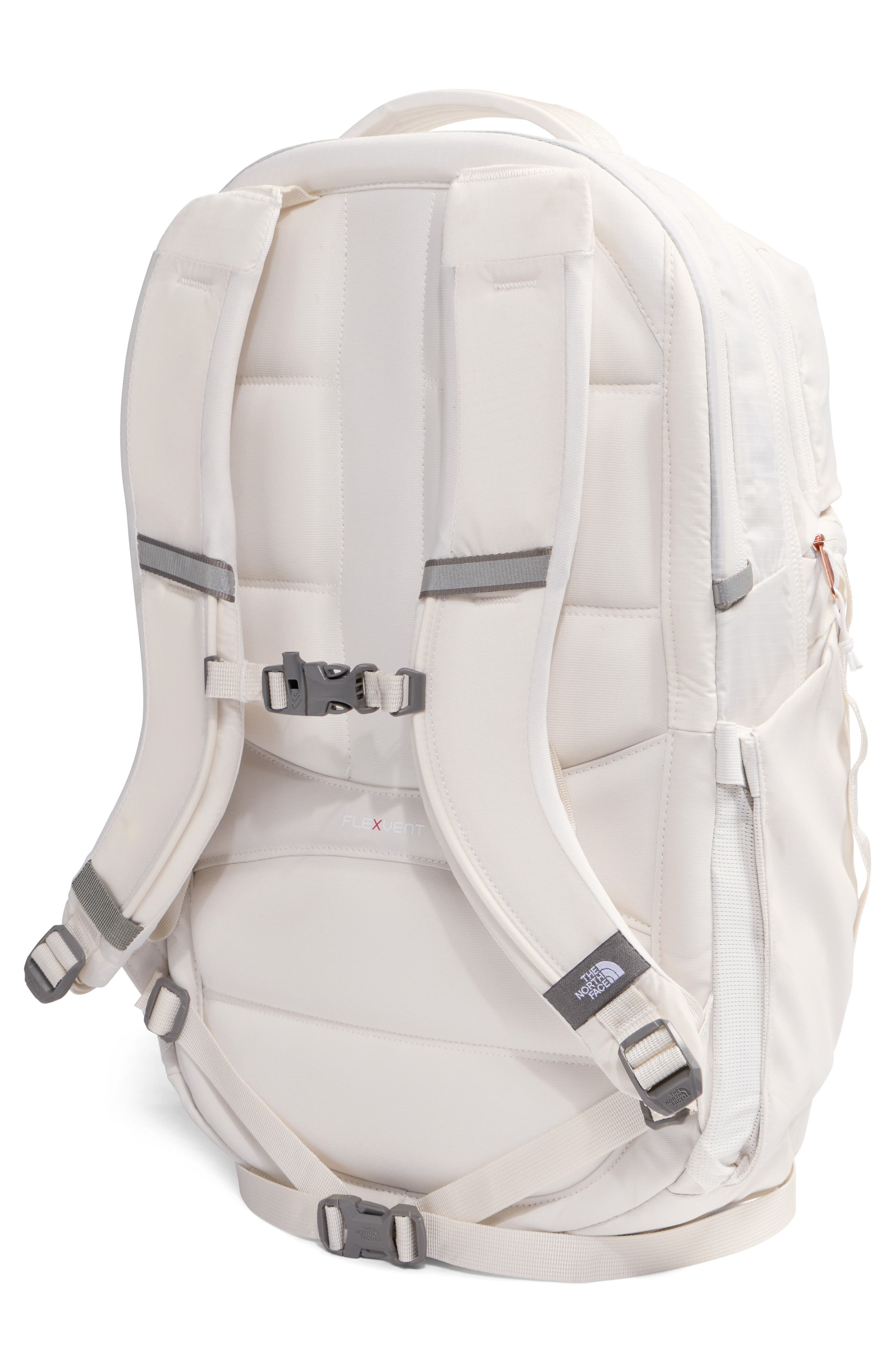 Surge Luxe Water Repellent Ripstop Backpack, Alternate, color, WHITE DUNE/ BURNT CORAL