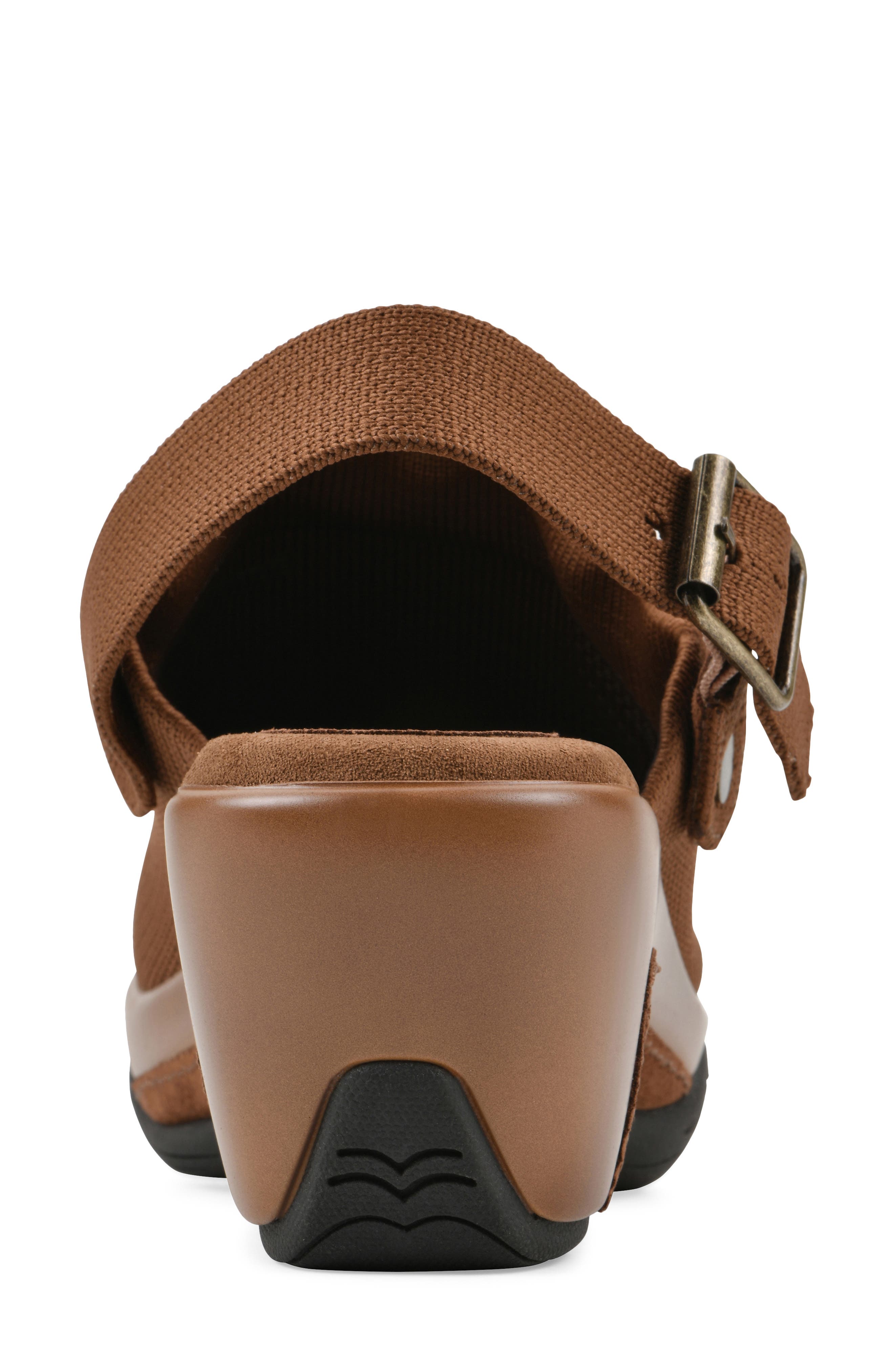 Viable Slingback Clog, Alternate, color, PECAN/ FABRIC