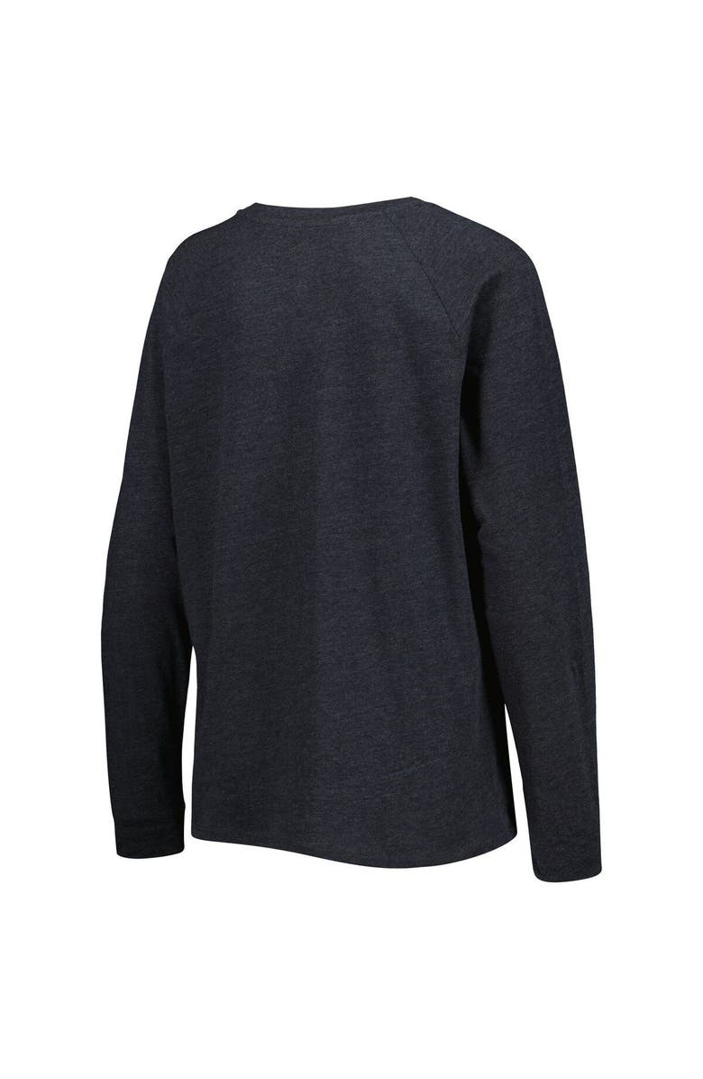 CONCEPTS SPORT Women's Concepts Sport Heather Black/Heather Purple Phoenix Suns Team Raglan Long Sleeve T-Shirt & Shorts Sleep Set, Alternate, color, Heather Black