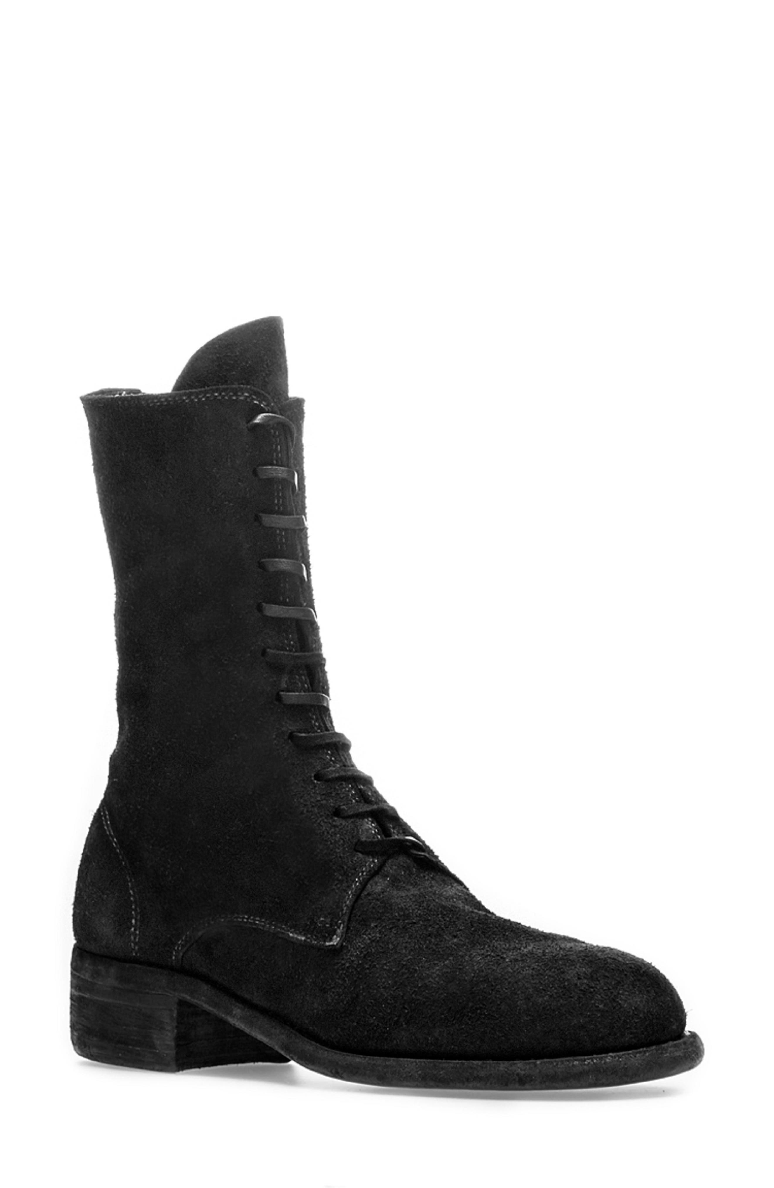 Guidi Tall Lace-Up Boot, Main, color, 