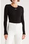 Off Stamp Long Sleeve Bodysuit