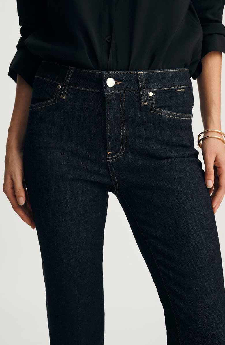 Mavi Jeans Sydney High Rise Flare Jeans, Alternate, color, Rinse Gold Premium