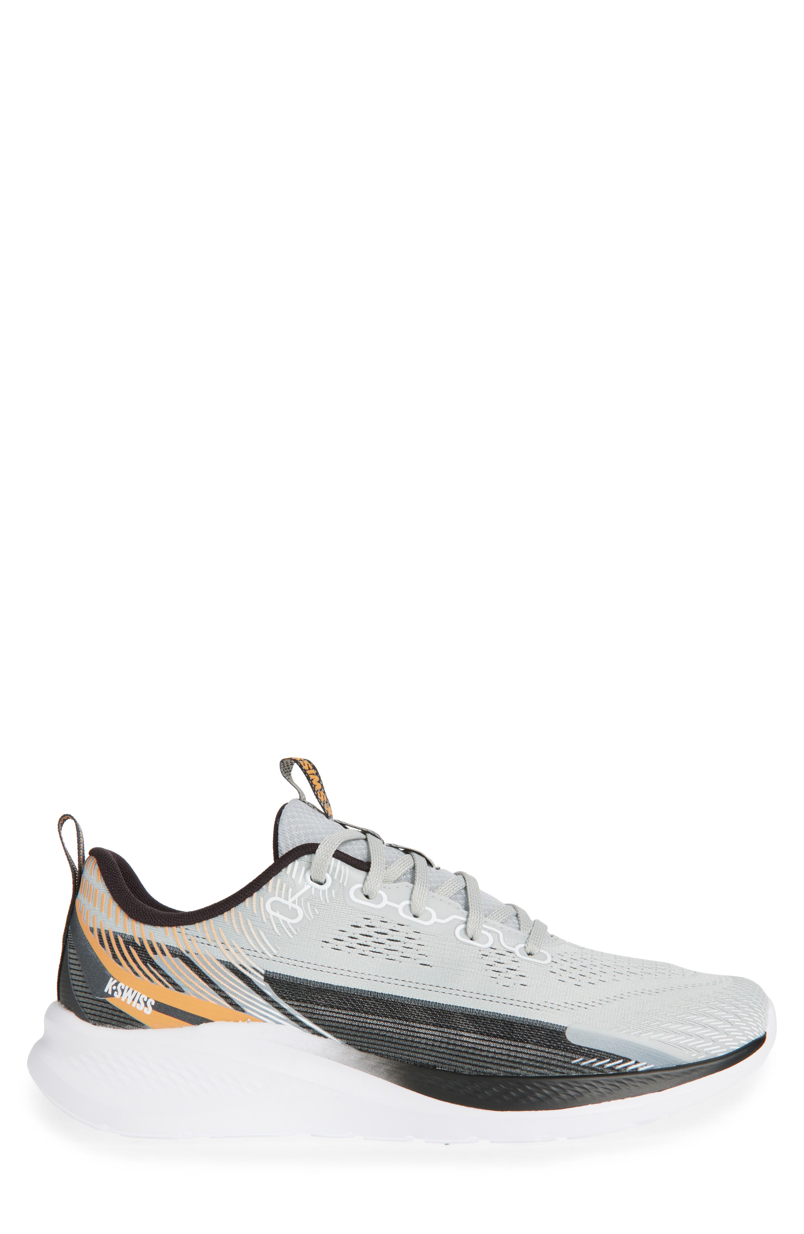 K-Swiss Proto Trainer Sneaker, Alternate, color, Northern Droplet/ Blaze Orange