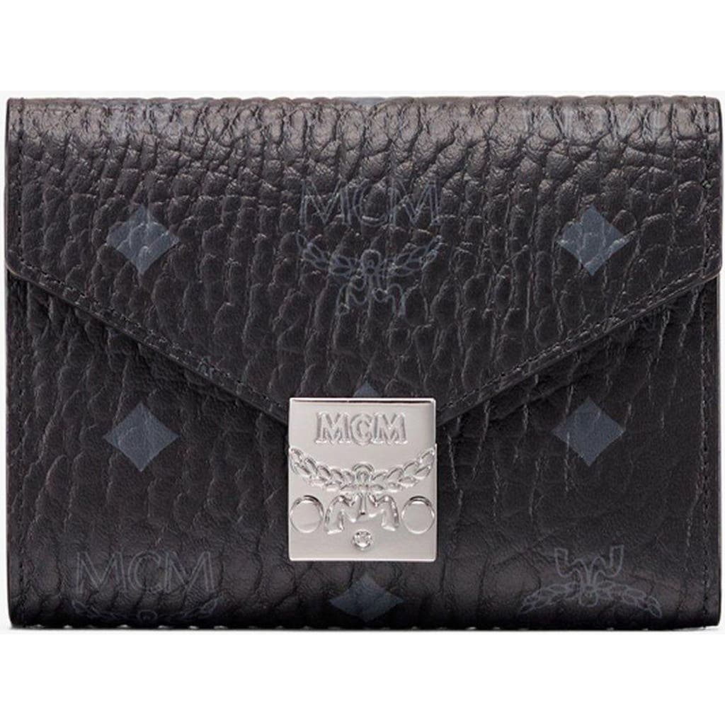Mcm Tracy Three-fold Wallet In Black