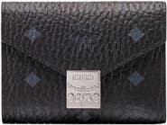 MCM Tracy Three-Fold Wallet in Visetos
