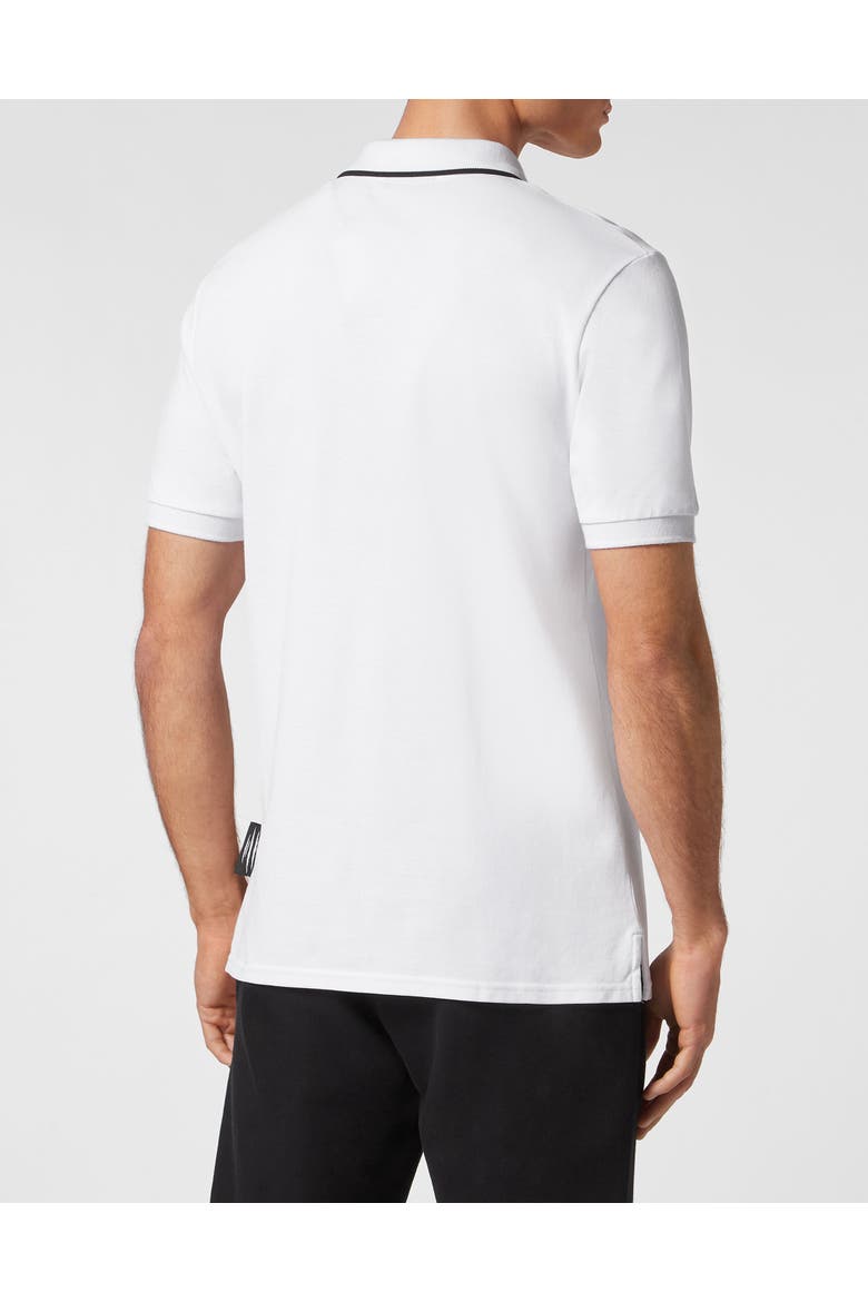 Polo Shirt Ss Men, Alternate, color, white/black