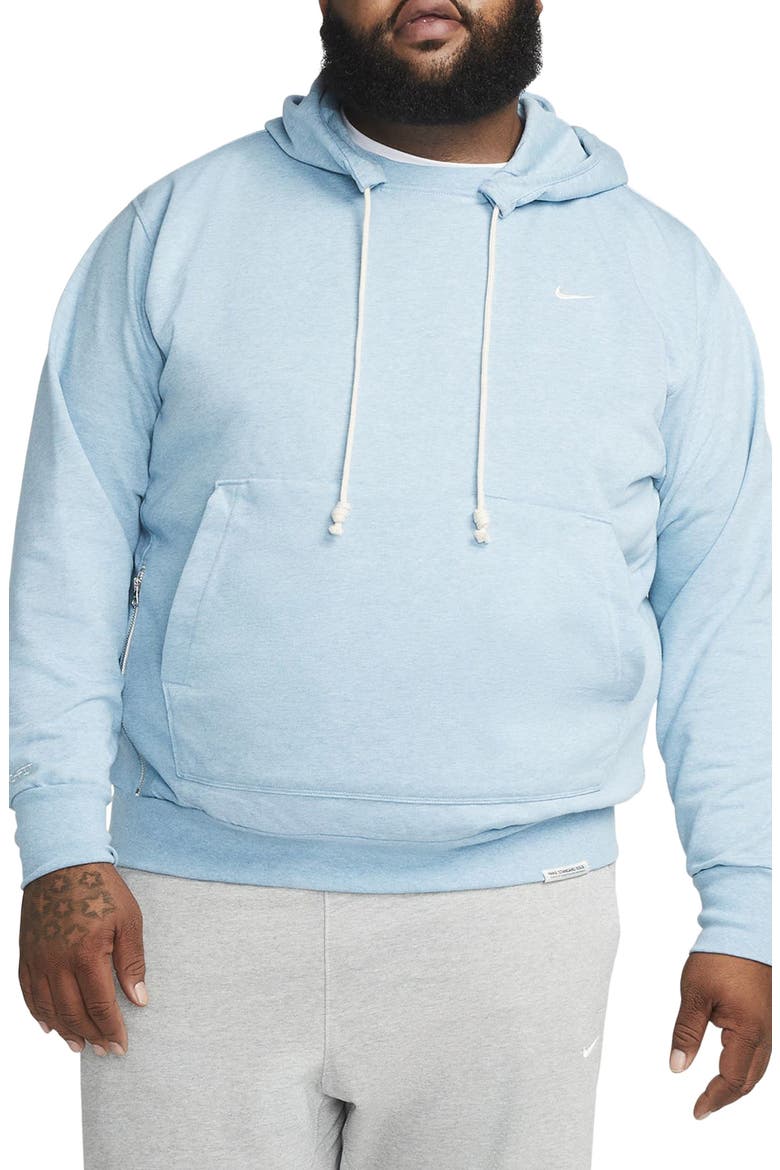 Dri-FIT Standard Issue Hoodie Sweatshirt, Main, color, WORN BLUE/ HEATHER/ PALE IVORY