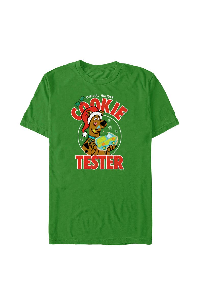 Scooby Doo Men's Scooby Doo Cookie Tester  Graphic T-Shirt, Main, color, Kelly Green