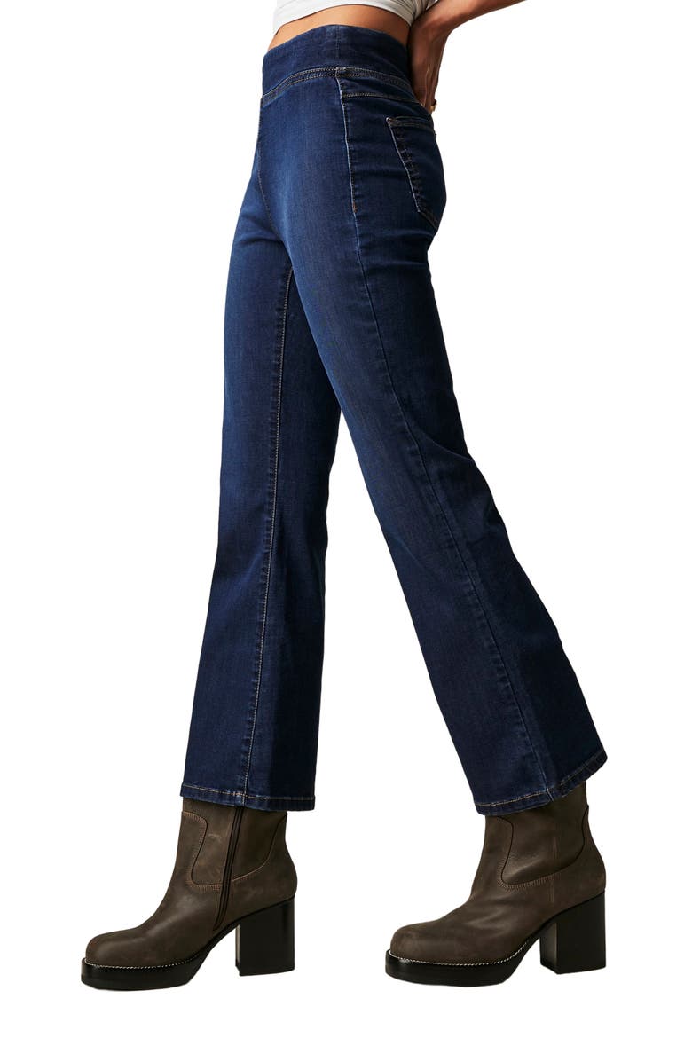 In My Feelings Crop Flare Jeans, Alternate, color, LILIBET BLUE