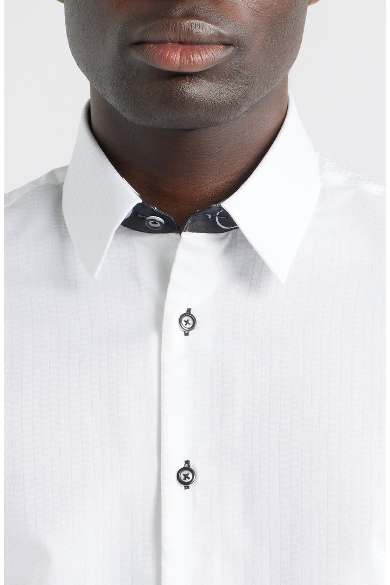 Sinai Collection Luxe Cotton Dress Shirt, Alternate, color, WHITE