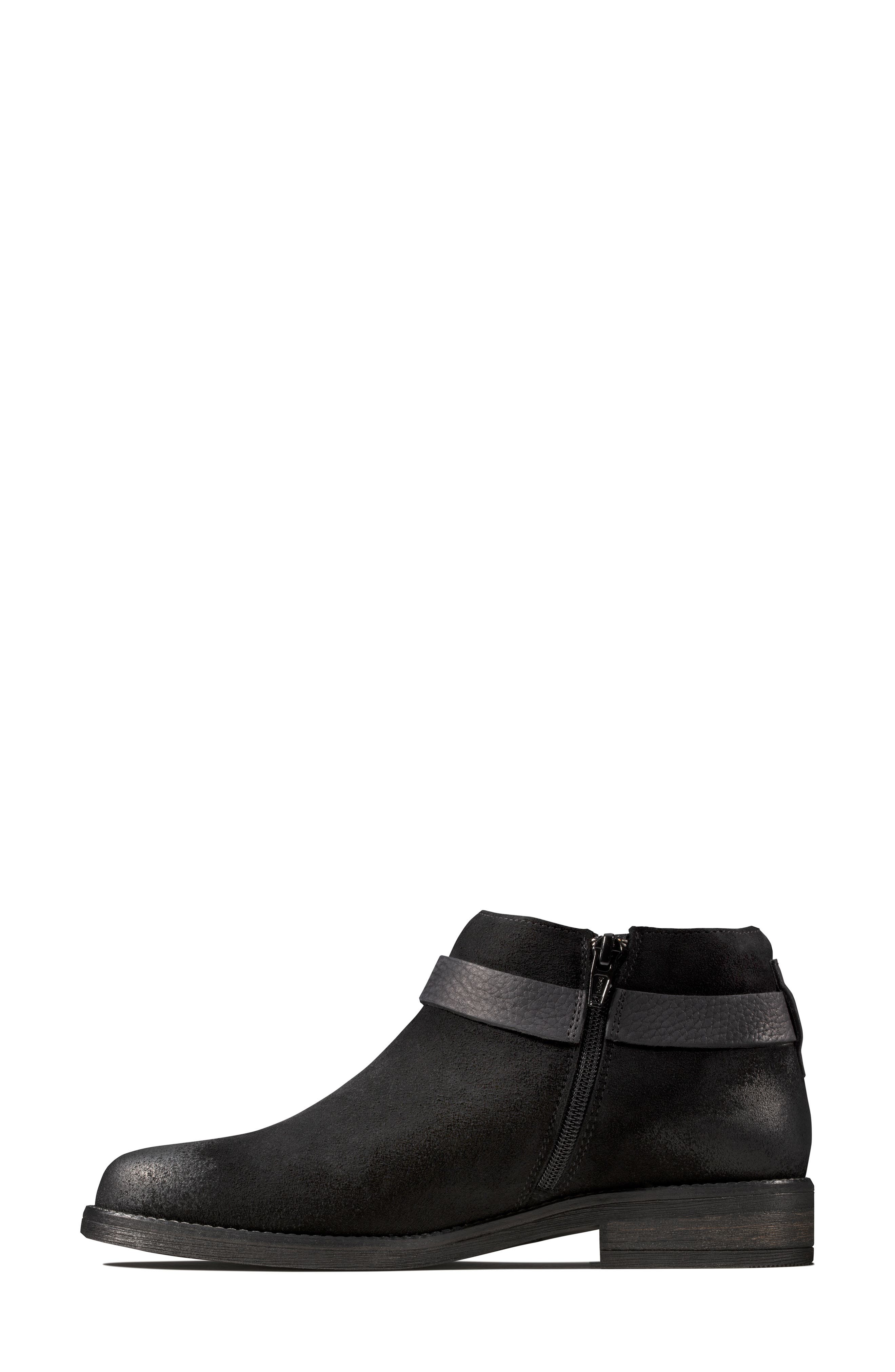 Demi Tone Bootie, Alternate, color, BLACK SUEDE